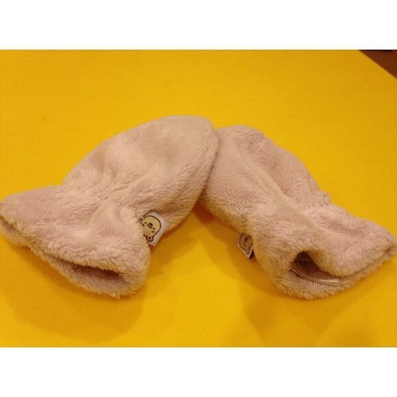Infant 12M-18M Light Pink Winter Mittens 100% Polyester - Picture 1 of 2